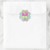 Sticker Rond Papillon (Sac)