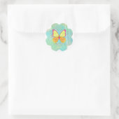 Sticker Rond Papillon (Sac)