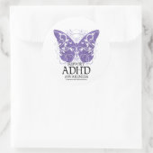 Sticker Rond Papillon ADHD (Sac)