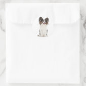 Sticker Rond Papillon Chien Chien Chien - Chien d'Amour (Sac)