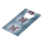 Sticker rond papillon classique ornement en cérami (Dos Angle)