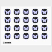 Sticker Rond Papillon Diva (Feuille)