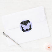 Sticker Rond Papillon Diva (Enveloppe)