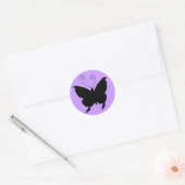 Sticker Rond Papillon Diva (Enveloppe)