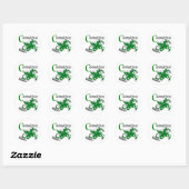 Sticker Rond Papillon en verre tendu 2 Cérébral Palsy (Feuille)