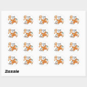 Sticker Rond Papillon en verre tendu MS (Feuille)