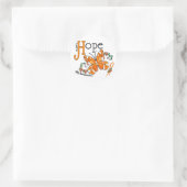 Sticker Rond Papillon en verre tendu MS (Sac)