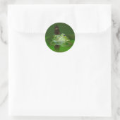Sticker Rond Papillon et grenouille (Sac)
