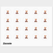Sticker Rond Papillon Festive Bow (Feuille)