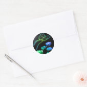 Sticker Rond Papillon Lillys (Enveloppe)