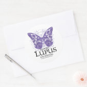 Sticker Rond Papillon Lupus (Enveloppe)