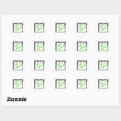 Sticker Rond Papillon - Mois de sensibilisation à la santé ment (Feuille)