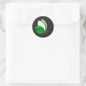 Sticker Rond Papillon point-virgule (Sac)