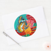 Sticker Rond Papillon pointu I (Enveloppe)