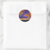 Sticker Rond Papillons (Sac)