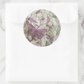 Sticker Rond Papillons arabes III (Sac)
