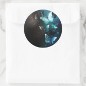 Sticker Rond Papillons de nuit (Sac)