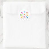 Sticker Rond Papillons tous les jours (Sac)