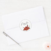 Sticker Rond Paprika (Enveloppe)