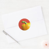 Sticker Rond paprika jaune (Enveloppe)
