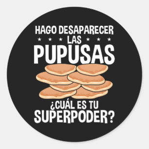 Sticker Rond Papusa Maker Alimentation Salvadorienne Pupusas El