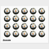 Sticker Rond Pâquerette (Feuille)