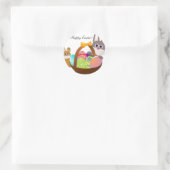 Sticker Rond Pâques (Sac)