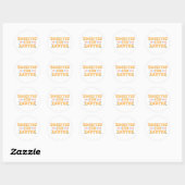 Sticker Rond Pâques (Feuille)