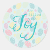 Sticker Rond Pâques (Devant)