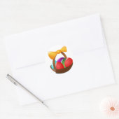 Sticker Rond Pâques (Enveloppe)