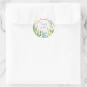 Sticker Rond Pâques (Sac)