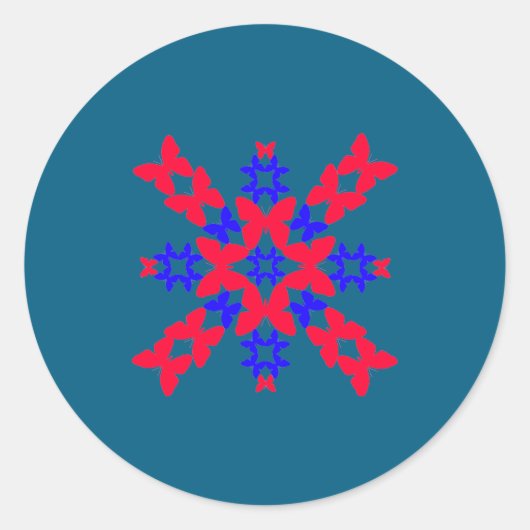 Sticker Rond Pâques hawaïen (Devant)