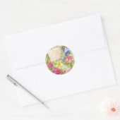 Sticker Rond Pâques, printemps (Enveloppe)