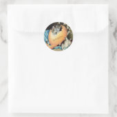 Sticker Rond Pâques vintage (Sac)