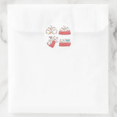 Sticker Rond Paquet de chats (Sac)