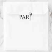Sticker Rond Par(tee) (Sac)