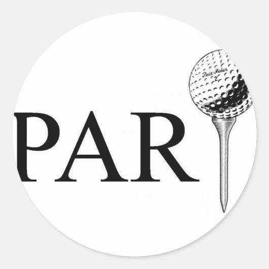 Sticker Rond Par(tee) (Devant)