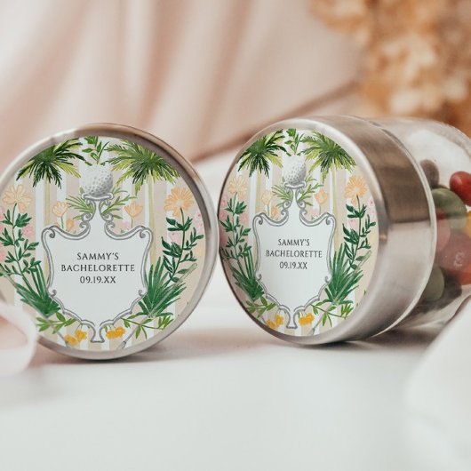 Sticker Rond Par-Tee avant l'Tee | Fin de semaine de bacheloret