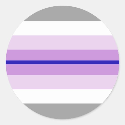 Sticker Rond Paraboy pride Flag (Devant)