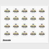 Sticker Rond Parade Conduite Par Graduation (Feuille)