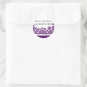 Sticker Rond Parade Poka Dot | violet (Sac)