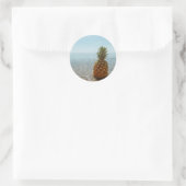 Sticker Rond Paradis d'ananas (Sac)