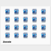 Sticker Rond paradis des surfeurs (Feuille)