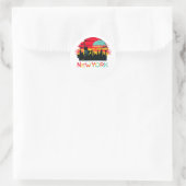 Sticker Rond paradis faveur amour 7777 (Sac)