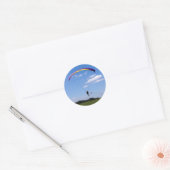 Sticker Rond Paraglider (Enveloppe)