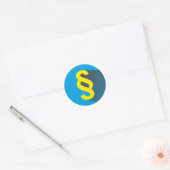 Sticker Rond Paragraphe (Enveloppe)