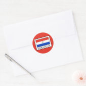 Sticker Rond Paraguay (Enveloppe)