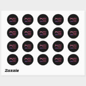 Sticker Rond Paramedic (Feuille)