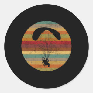 Sticker Rond Paramoteur paraglider