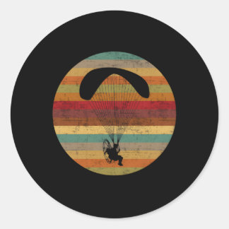 Sticker Rond Paramoteur paraglider